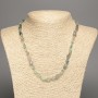 Necklace made of natural fluorite, faceted, d 7x5mm, length 48cm