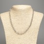 Necklace made of Labradorite, Faceted Ball 6mm, Length 50cm +