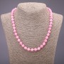Necklace of Turquoise? Wait: actual stone is tourmaline. Translate: Turmaline Beaded NecklacE (unit) 8mm round beads, length 48cm