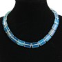 Moonstone Necklace Rectangle 15×20mm, 46 cm