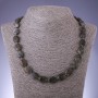 Labradorite Necklace natural stone oval, diameter 16×12mm, length 49cm