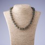 Necklace made of natural Labradorite, length 47 cm, 12 mm diameter