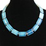 Moonstone Necklace Rectangular 18×26mm, 47cm Length