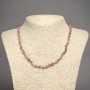 Necklace made of natural tourmaline tumbled, diameter 5×7 mm ±, length 45 cm ±