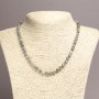 Labradorite Necklace Bead Necklace, smooth round beads 6mm diameter, length 45cm