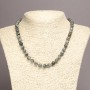 Necklace made of natural Labradorite, smooth round beads d 8-8.5 mm, length 47 cm+
