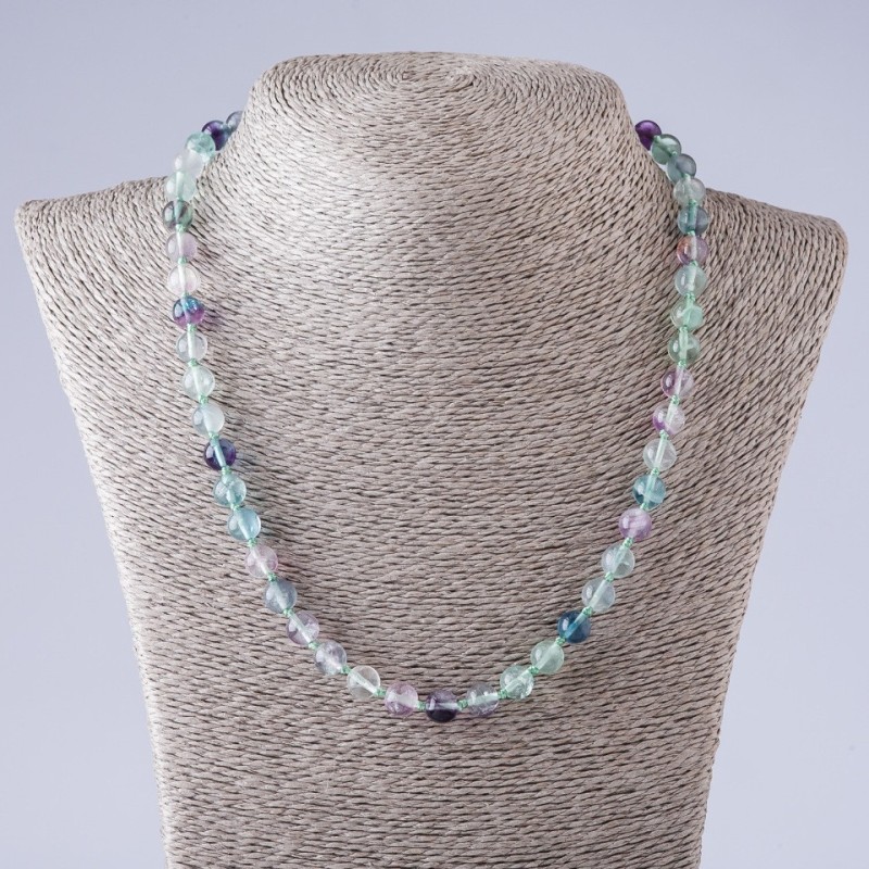 Fluorite Beads Smooth Ball 48cm 8mm
