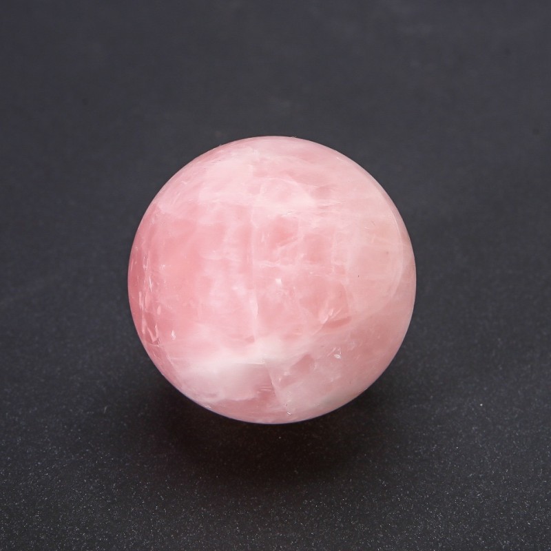 Pink Quartz Marble Ball, diameter 40mm± (price per 1 piece)