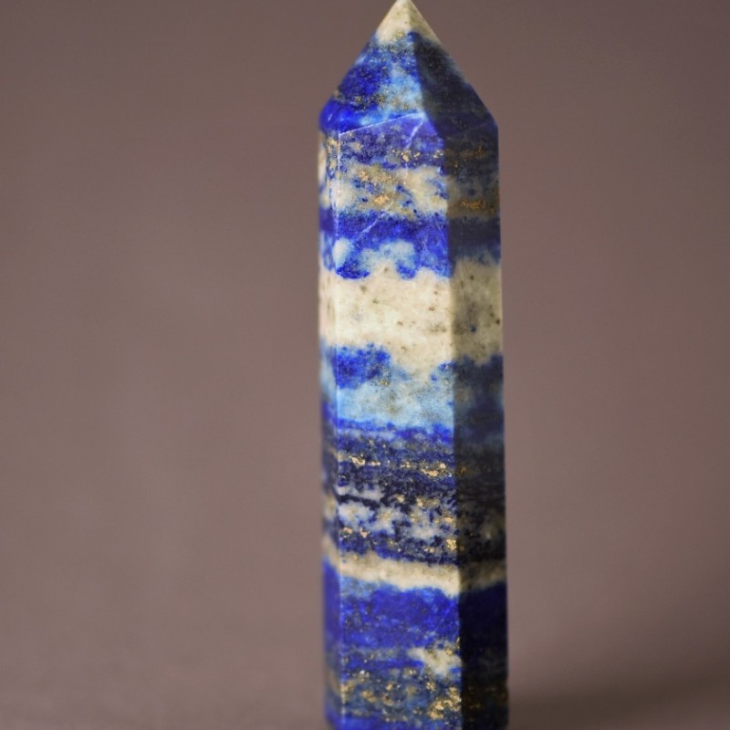 Natural Lazurite Crystal Prism "Pencil" Souvenir Assorted Lazurite by 100 g (Price per 100 g)