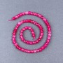 Malachite? Wait: actually this is Raspberry tourmaline: 'Raspberry tourmaline' is correct for malinovy. So: 'Raspberry tourmaline'