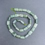 Jadeite Beads Myanmar Natural Stone Rectangle, 12x8 mm±, on Thread, Length 39 cm+