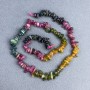 Tourmaline Beads natural stone chips, diameter 7×3 mm ± on a strand, length 41 cm+