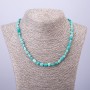 Amazonite Beads Beaded Necklace, 5–7 mm diameter, 47 cm length