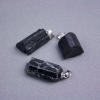 Pendant made from natural gemstone Tourmaline Sherlock 26x14 mm +