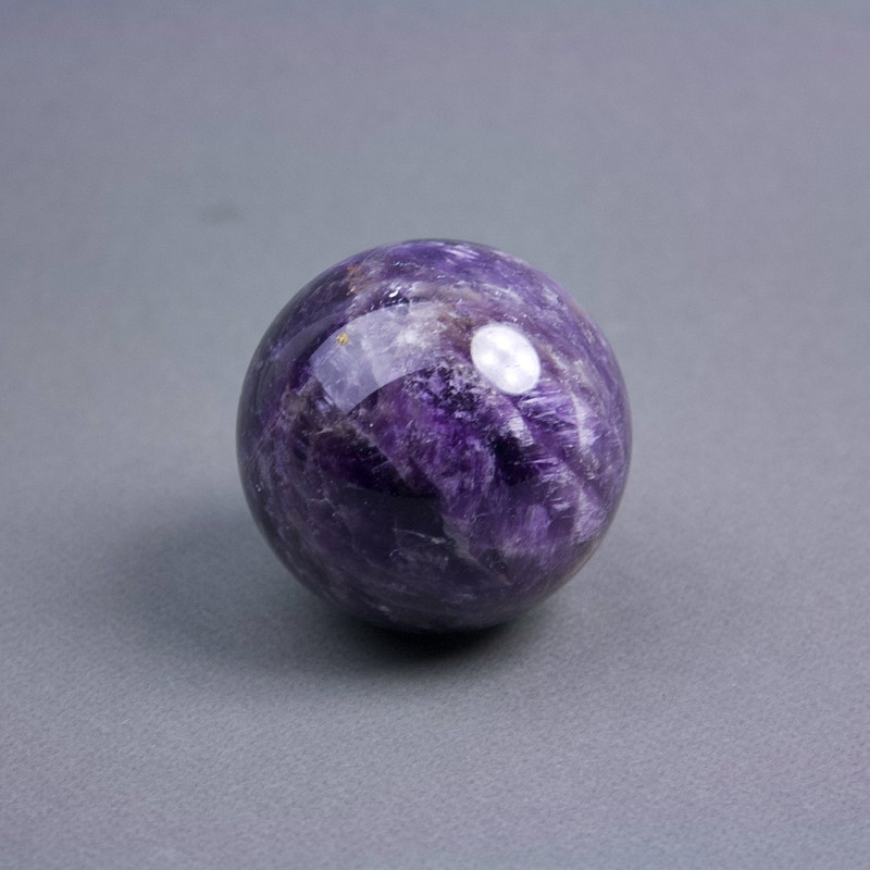 Souvenir sphere made of natural amethyst, diameter from 60mm± (price per 100 g) weight from 400 g
