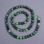 Zoisite Beads, Natural Stone, Smooth Round Bead, 6.5 mm ± on Thread, 40 cm Length