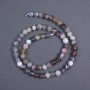 Botswana Agate Beads natural stone smooth round bead, diameter 6.5 mm± on thread, length 39cm+