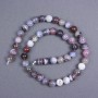 Botswana Agate Beads - natural stone, smooth round beads, diameter 8.5 mm± on thread, length 39 cm+