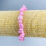 Bracelet, Purple Abalone Pearlized Agate Beads, 8x6mm, stretchy, 18cm