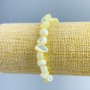Bracelet Pearls Light Yellow Nugget, 8x6mm+, 18 cm (stretch)