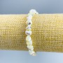 Bracelet Mother-of-Pewter? Wait no. Must be pearl. Let's craft: Bracelet Pearl White Bead (irregular) diameter 8x6mm ±, length 18cm (stretch)