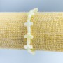 Bracelet with Mother-of-P Pearl cross, diameter 10x15x3, 5mm+-, length 18cm (stretch)