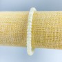 Bracelet, Smooth Pearlized Mother-of-Pearl Rondelle, diameter 6x4mm, length 18cm (stretch)
