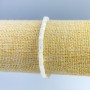 Bracelet with White Mother-of-Ppearl Tone Beads, 4×2 mm, 18 cm (stretch)