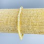 Bracelet with Turquoise-toned yellow mother-of-pearl, disc 4×2mm, length 18cm (stretch)