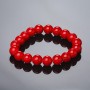 Elastic Bracelet Coral (pressed) 10mm