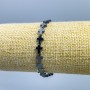 Hematite Cross Bracelet, diameter 8x6mm ±, length 18cm (stretch)