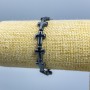 Hematite Cross Bracelet, 14×10 mm elements, length 18 cm (stretch)