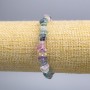 Fluorite Grains Bracelet, diameter 9x5(±)mm, length 18cm (stretch)