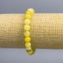 Bracelet Hematized Quartz Hair-like Smooth Bead, diameter 8mm±, length 18cm (stretch)