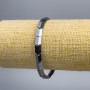Hematite Arrow Bracelet, diameter 6×10×3mm ±, length 18cm (stretch)