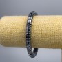 Hematite disc bracelet, diameter 8x2mm, length 18cm (stretch)
