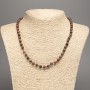 Leopard Jasper Necklace Beads (plastic acrylic) smooth sphere, diameter 6mm±, length 48cm ±