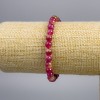 Watermelon Tourmaline Bracelet (single) smooth beads, diameter 6+-mm, length 18 cm, stretch