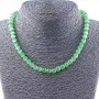 Cat's Eye Bead 8mm Round Green color, 40 cm length