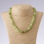 Onyx Beads Necklace with Smooth Round Stones, 45 cm Length, 10 mm Diameter