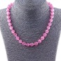 Beads Cat's Eye Bead 10mm Pink, 45 cm long