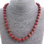 Aventurine Necklace (synthetic) "Golden Sand", bead 10mm, length 50(±)cm