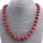 Aventurine Beads (Synthetic) "Golden Sand" 12mm Round Bead Necklace, 50cm+