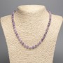 Lepidolite Imitation Necklace (Acrylic) Smooth Bead, 6.5mm diameter, 51cm+ length