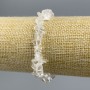 Bracelet Mountain Crystal Chip, diameter 6-8mm+-, length 18cm+-