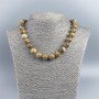Landscape Jasper Beads Smooth Round 12mm Diameter ±, Length 48cm ±