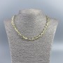 Citrine Beads Necklace, faceted, 7x10 mm, length 50 cm