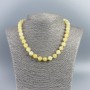 Citrine Necklace with Faceted Beads, 10 mm, 48 cm