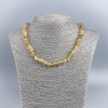 Necklace made of natural gemstone—Faceted Citrine Bead, 8.5 mm approx., length 48 cm approx.