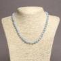 Aquamarine Beads Smooth Round 6mm Diameter ±, Length 45cm ±
